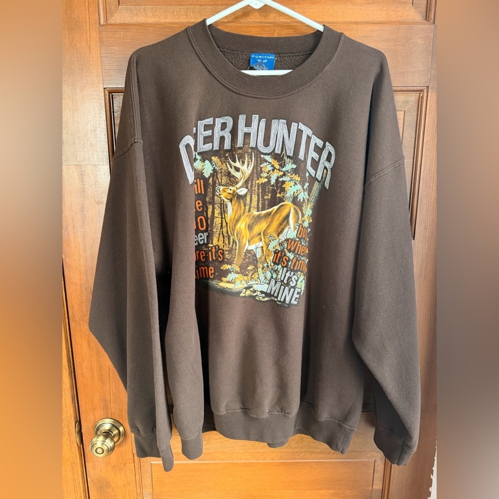 Vintage Hunting Sweatshirt Crewneck
